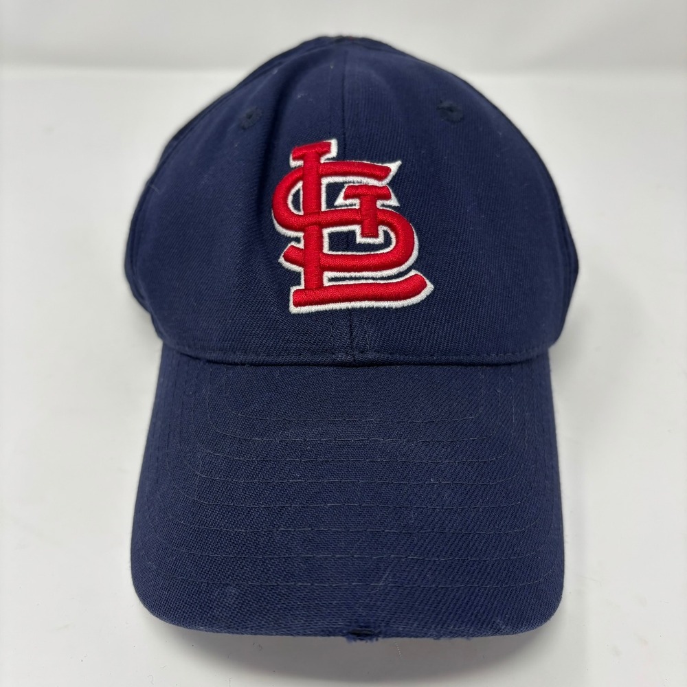 St. Louis Cardinals Hat Mens OSFA New Era Navy Blue Embroidered MLB Baseball Cap
